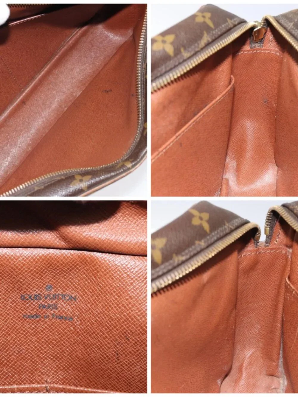 LOUIS VUITTON Monogram Compiegne 28 Clutch Bag M51845 LV Auth